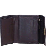 Exquisite Genuine Leather Purse with Twist Lock in Brown: L-30