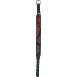 Ashwood Leather Handmade Floral Dog Collar in Multi: K9-C14