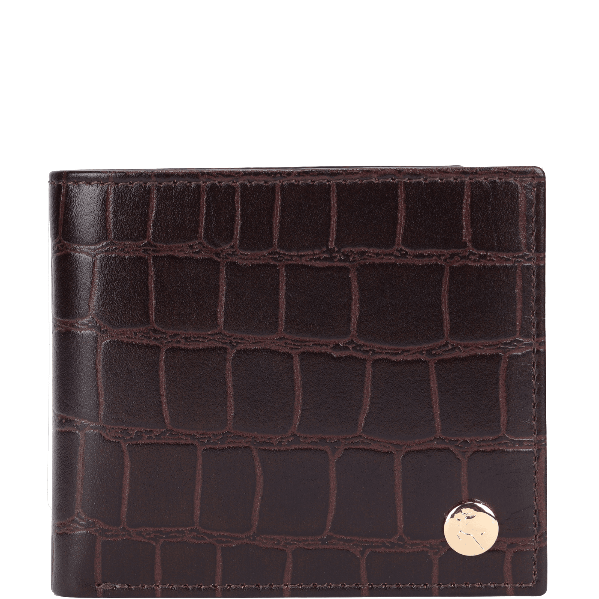 Ashwood Leather Croc Embossed Wallet & Card Holder Gift Set in Cherry: 30933