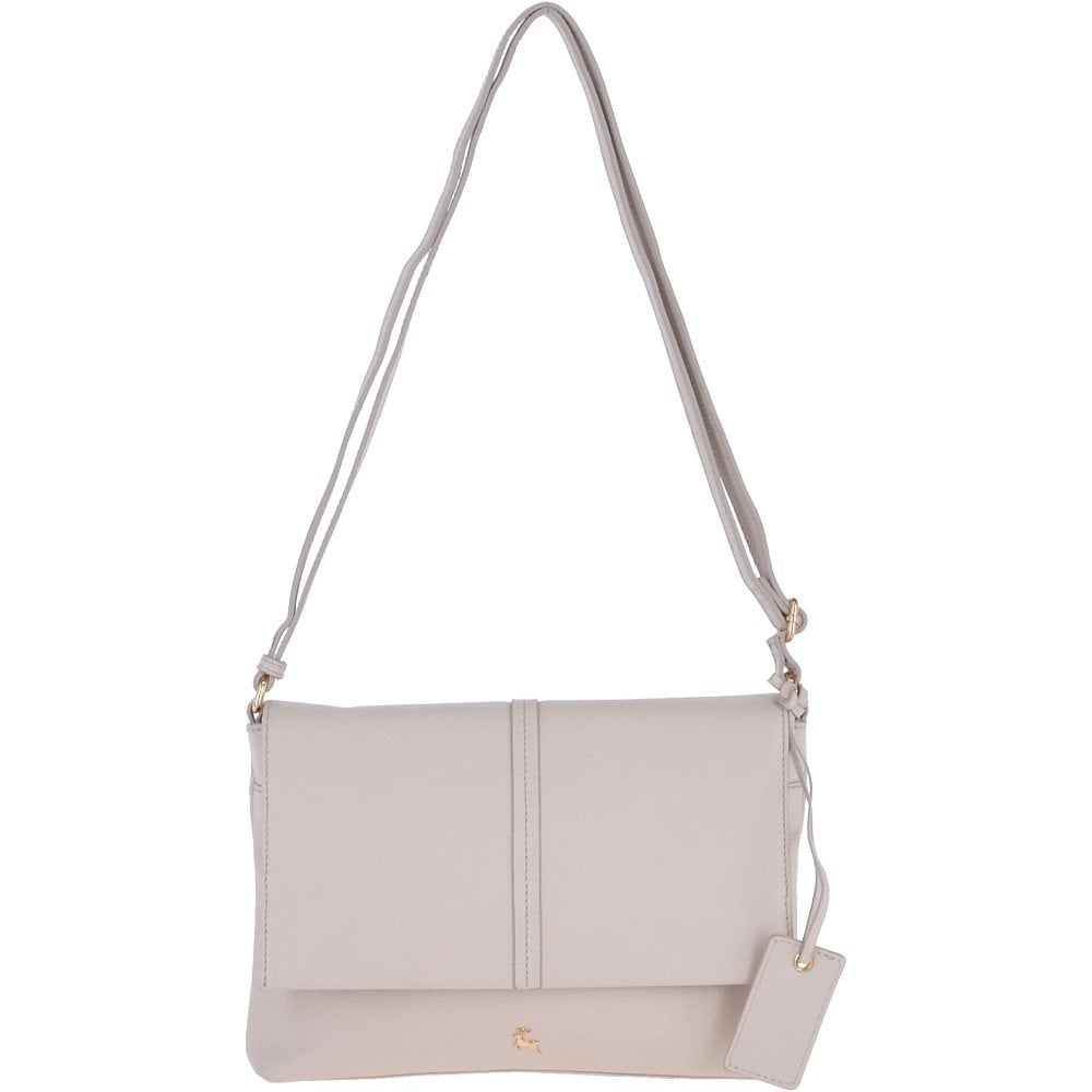 Medium Leather Shoulder Bag Bone: 62551