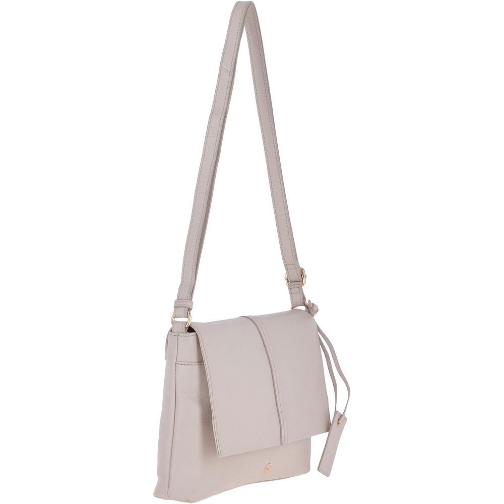 Medium Leather Shoulder Bag Bone: 62551