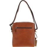 Ashwood Leather Messenger Bag – Cognac: FE08