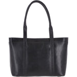 Vegetable Tanned Leather Bag Black: V-23