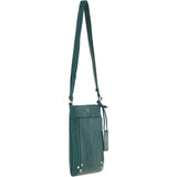 'XSpirit' Leather Crossbody Bag Green: 63033/CB4