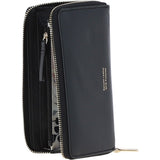 14 Card RFID Protected XL Leather Purse Black: S2