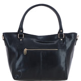 Exquisite Genuine Leather Shoulder Bag in Black: 20-050SR