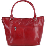 Exquisite Genuine Leather Shoulder Bag in Red: 20-050SR