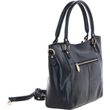 Exquisite Genuine Leather Shoulder Bag in Black: 20-050SR