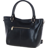 Exquisite Genuine Leather Shoulder Bag in Black: 20-050SR