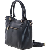 Exquisite Genuine Leather Shoulder Bag in Black: 20-050SR