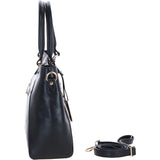 Exquisite Genuine Leather Shoulder Bag in Black: 20-050SR