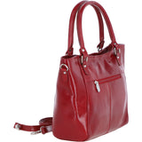 Exquisite Genuine Leather Shoulder Bag in Red: 20-050SR