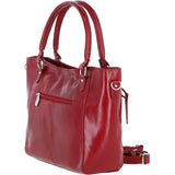 Exquisite Genuine Leather Shoulder Bag in Red: 20-050SR