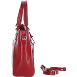 Exquisite Genuine Leather Shoulder Bag in Red: 20-050SR