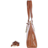 Women’s Large Plain Veg Tan Leather Bag Light Tan: 22-064/R