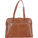 Women’s Large Plain Veg Tan Leather Bag Light Tan: 22-064/R
