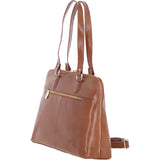 Women’s Large Plain Veg Tan Leather Bag Light Tan: 22-064/R