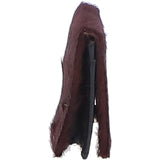 Ashwood Leather Small Hair-On Leather RFID Purse Black Cherry Lacquer: 31596