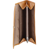 Ashwood Leather Ladies Purse with 8 Card Holder Slots and Zip Pocket in Mustard: 32386
