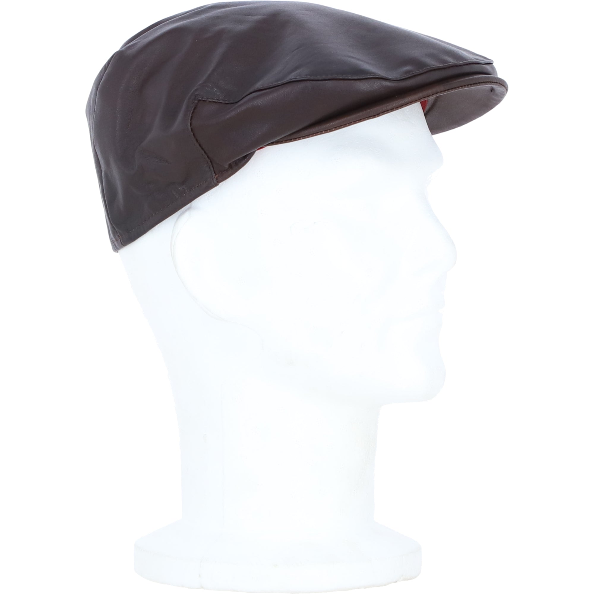 Major Peaky Flat Cap in Brown: E40-86