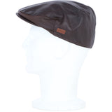 Major Peaky Flat Cap in Brown: E40-86