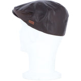 Major Peaky Flat Cap in Brown: E40-86