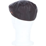 Major Peaky Flat Cap in Brown: E40-86