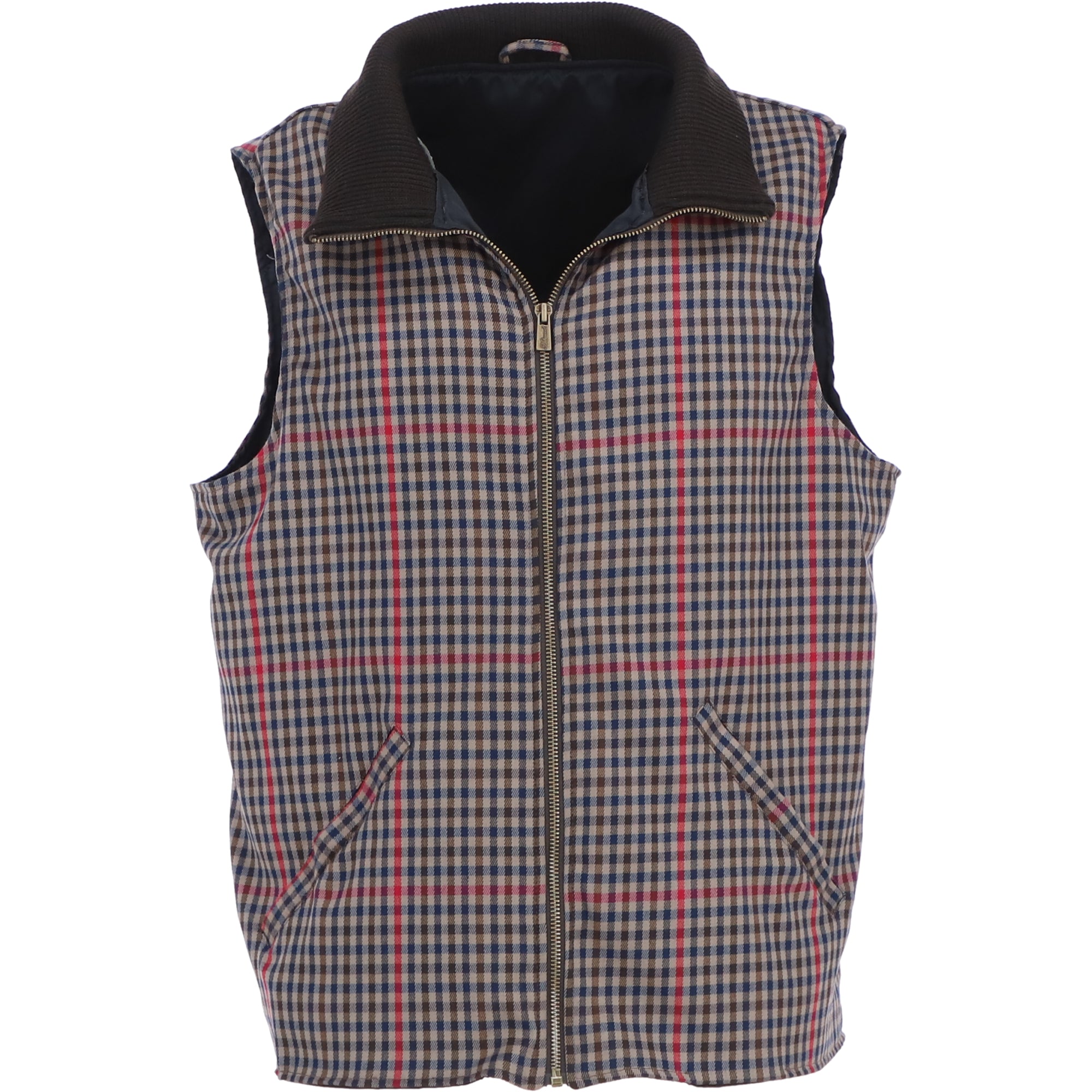 Ashwood Leather Men’s Heavyweight Nubuck Leather Jacket with Detachable Waistcoat Dk Brown: Grant