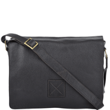 Five Pocket Carry All Leather Messenger Bag Brown/tum : Pedro