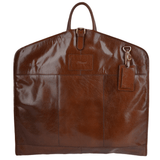 Mens Leather Suit Carrier Chestnut : Harper