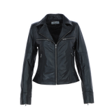 Ladies Ashwood Leather Plus Size Biker Jacket Black: AWL-1991 Plus