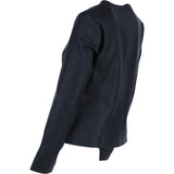 Exquisite Ashwood's Round Neck Genuine Leather Jacket in Black: AWL-811