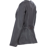Ashwood Lapel-Less Blazer Style Jacket in Brown: AWL-812