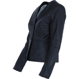 Ashwood Leather V-Neck Real Leather Jacket in Black: AWL-813
