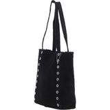 Brampton London's Genuine Suede Leather Shoulder Bag in Black: ELLA-3117