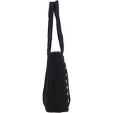 Brampton London's Genuine Suede Leather Shoulder Bag in Black: ELLA-3117