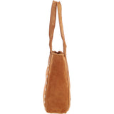 Brampton London's Genuine Suede Leather Shoulder Bag in Tan: ELLA-3117