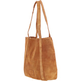 Brampton London's Genuine Suede Leather Shoulder Bag in Tan: ELLA-3117