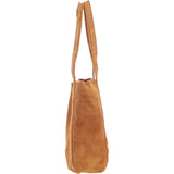 Brampton London's Genuine Suede Leather Shoulder Bag in Tan: ELLA-3117