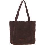 Brampton London's Genuine Suede Leather Shoulder Bag in Mocca: ELLA-3117