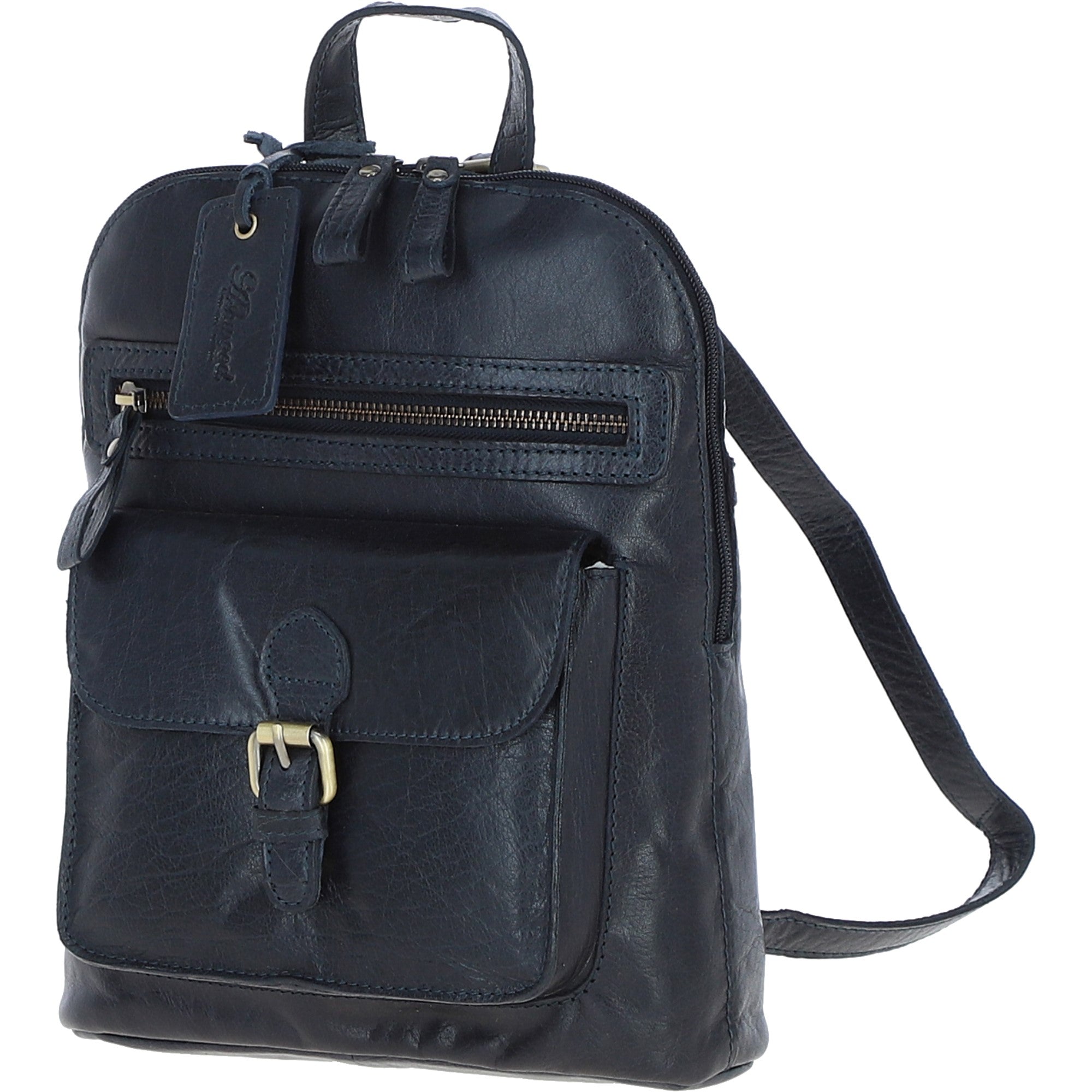 backpacks leather uk City Backpack Deep Brown Mens leather laptop backpack fits a 15 Women's Backpacks - Leather, Designer
