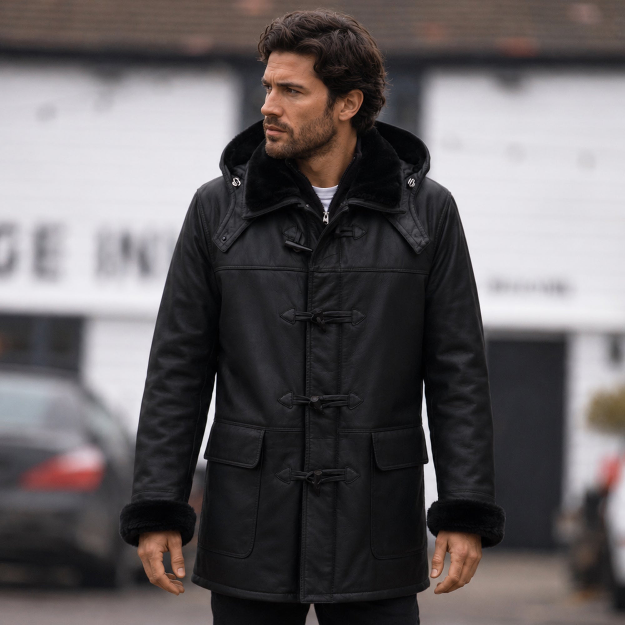 Sheepskin Duffle Black: KE 98 DUFFEL