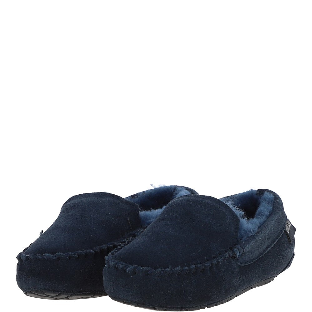 ladies loafers navy_0002