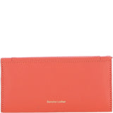 Ashwood Ladies Matinee Purse with 10 Card Slots and Metallic Clasp in Orange 2: Matinee Lock