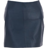 Stylish Leather Pencil Skirt Navy: skirt 14