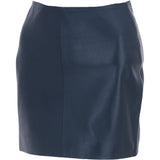 Stylish Leather Pencil Skirt Navy: skirt 14