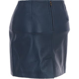 Stylish Leather Pencil Skirt Navy: skirt 14