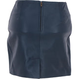 Stylish Leather Pencil Skirt Navy: skirt 14