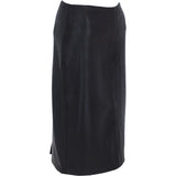 Stylish Leather Pencil Skirt Brown: skirt 23