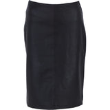 Stylish Leather Pencil Skirt Brown: skirt 23